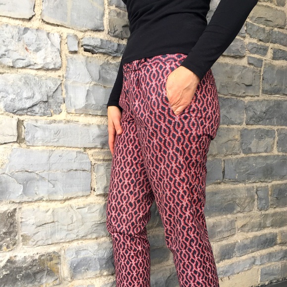 Thakoon Addition Helix Printed Piquet Crops - Picture 2 of 9